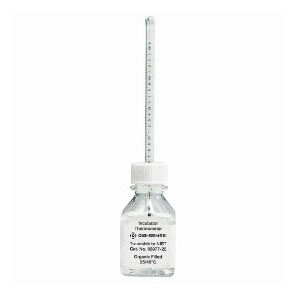Certified Incubator Bottle Thermometer,